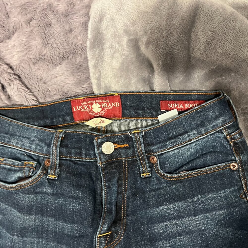 Vintage Lucky Sophia Bootcut Jeans Sz 2P - Picture 3 of 3
